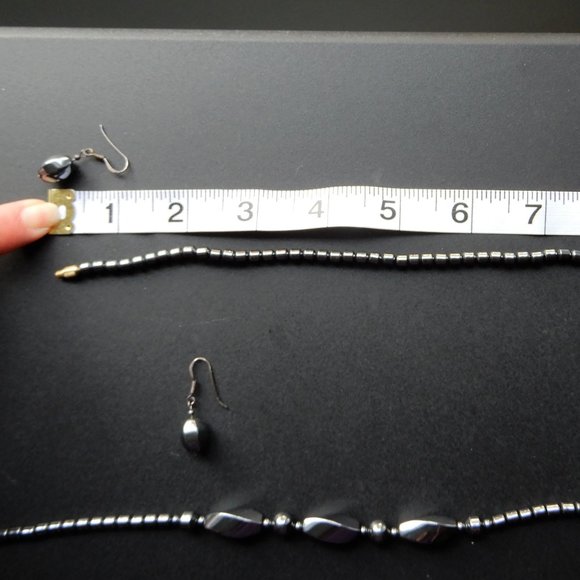 Black Freshwater Cultured Pearl Set - Picture 9 of 9